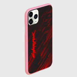 Чехол для iPhone 11 Pro Max матовый Cyberpunk 2077 red - фото 2