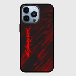 Чехол для iPhone 13 Pro Cyberpunk 2077 red