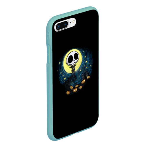 Чехол для iPhone 7Plus/8 Plus матовый The Nightmare Before Christmas, цвет мятный - фото 3