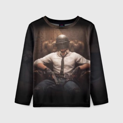 Детский лонгслив 3D PUBG ПАБГ