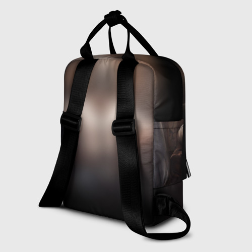 Женский рюкзак 3D с принтом PUBG | ПАБГ, вид сзади #1
