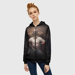 Женская толстовка 3D на молнии PUBG ПАБГ - фото 2