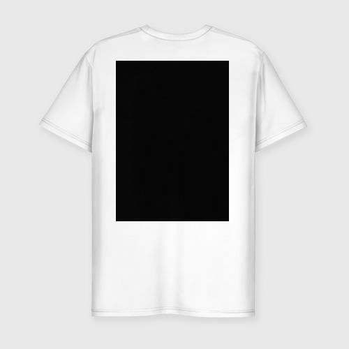 Мужская футболка хлопок Slim Kanye West, цвет белый - фото 2