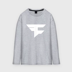 Мужской лонгслив oversize хлопок FaZe clan