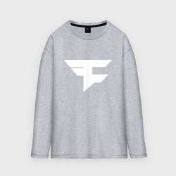 Женский лонгслив oversize хлопок FaZe clan