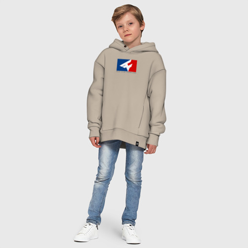 Детское худи Oversize хлопок FAZE CLAN CHEMPIONS, цвет миндальный - фото 11