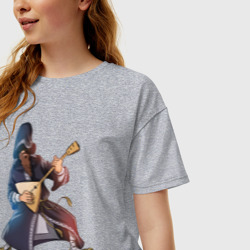 Женская футболка хлопок Oversize Нейромонах Феофан - фото 2