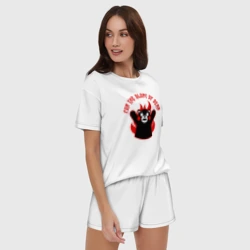 Женская пижама с шортиками хлопок KUMAMON во славу медведя - фото 2