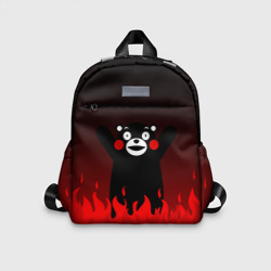 Детский рюкзак 3D Kumamon горит