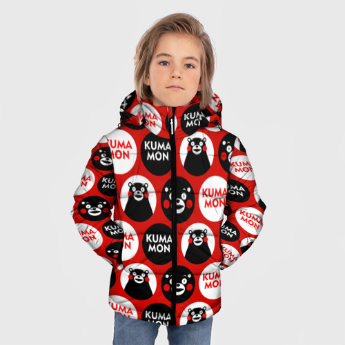 Зимняя куртка для мальчиков 3D с принтом С ывс, фото на моделе #1
