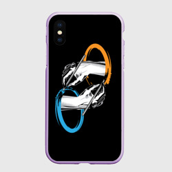 Чехол для iPhone XS Max матовый Portal