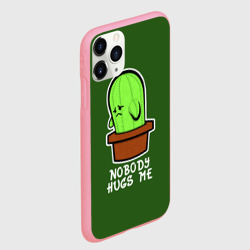 Чехол для iPhone 11 Pro Max матовый Nobody Hugs Me - фото 2