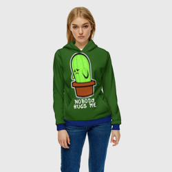 Женская толстовка 3D Nobody Hugs Me - фото 2