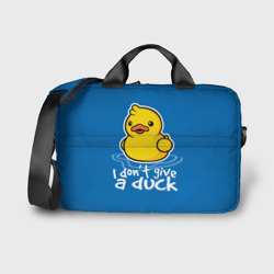 Сумка для ноутбука 3D I Don't Give a Duck