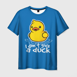 Мужская футболка 3D I Don't Give a Duck