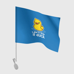 Флаг для автомобиля I Don't Give a Duck