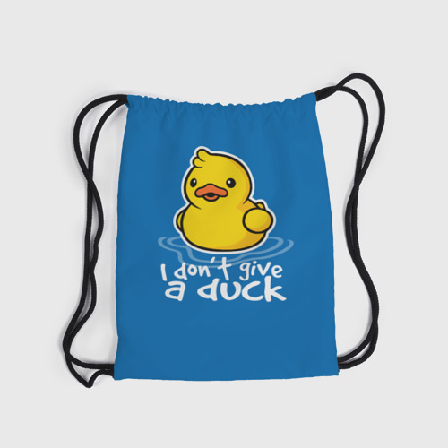 Рюкзак-мешок 3D I Don't Give a Duck - фото 6