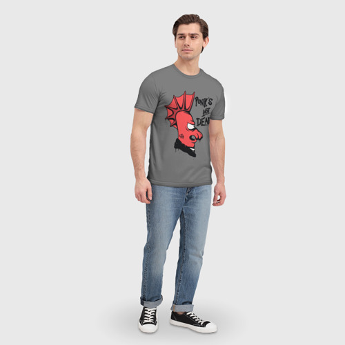 Мужская футболка 3D Зойдберг, цвет 3D печать - фото 5