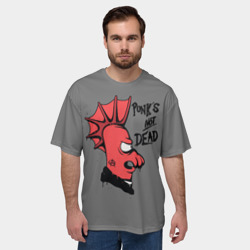 Мужская футболка oversize 3D Зойдберг - фото 2