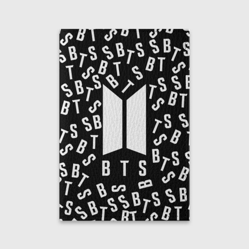 Обложка для паспорта матовая кожа BTS, цвет желтый