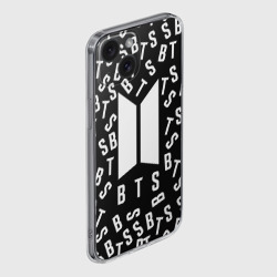 Чехол для iPhone 15 силиконовый с защитой камеры BTS - фото 2