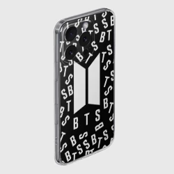 Чехол для iPhone 16 Pro Max силиконовый с защитой камеры BTS - фото 2