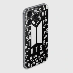 Чехол для iPhone 15 Pro силиконовый с защитой камеры BTS - фото 2