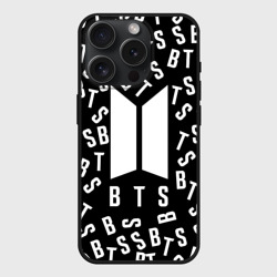 Чехол силиконовый для Apple iPhone 15 Pro матовый BTS