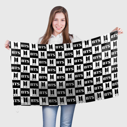 Флаг 3D BTS PATTERN Фото 01 Флаг 3D BTS PATTERN Фото 01