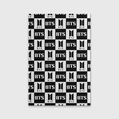 Обложка для паспорта матовая кожа BTS PATTERN, цвет оранжевый - фото 2