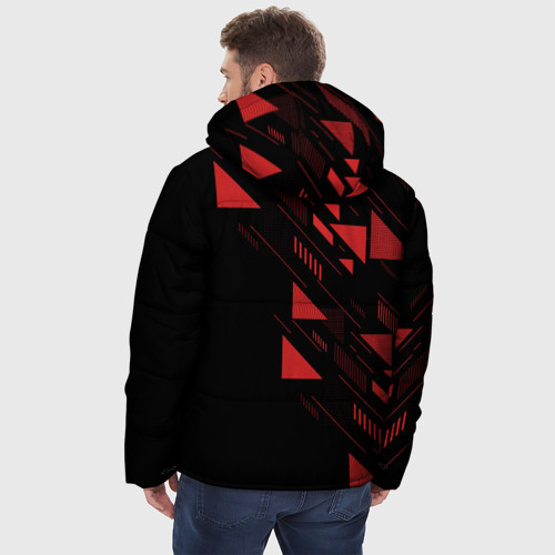 Мужская зимняя куртка 3D Linkin Park, цвет красный - фото 4
