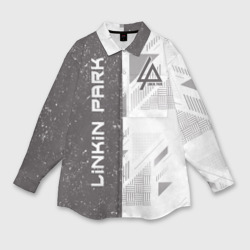 Мужская рубашка oversize 3D Linkin Park