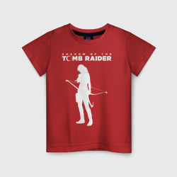 Детская футболка хлопок Tomb Raider logo