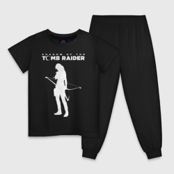Детская пижама хлопок Tomb Raider logo