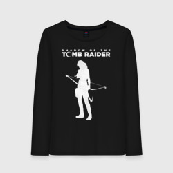 Женский лонгслив хлопок Tomb Raider logo