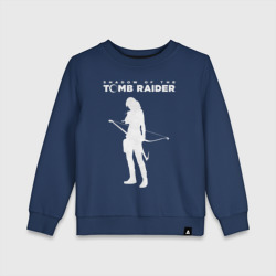 Детский свитшот хлопок Tomb Raider logo