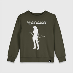 Детский свитшот хлопок Tomb Raider logo