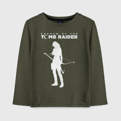 Детский лонгслив хлопок Tomb Raider logo