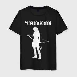 Мужская футболка хлопок Tomb Raider logo