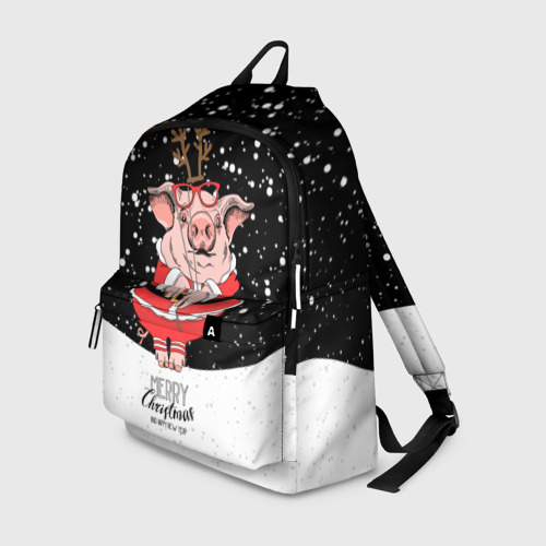Рюкзак 3D Свинка Санта