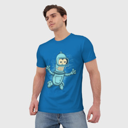 Мужская футболка 3D Bender Nevermind - фото 2