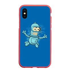 Чехол для iPhone XS Max матовый Bender Nevermind