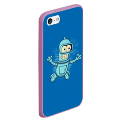 Чехол для iPhone 5/5S матовый Bender Nevermind - фото 2