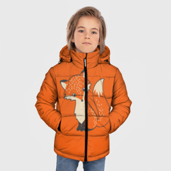 Зимняя куртка для мальчиков 3D Лисичка - фото 2