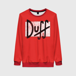 Женский свитшот 3D Duff Beer