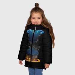 Зимняя куртка для девочек 3D Тардис в Портале - фото 2