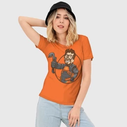 Женская футболка 3D Slim Freeman - фото 2