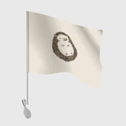 Флаг для автомобиля Пузико Ежика