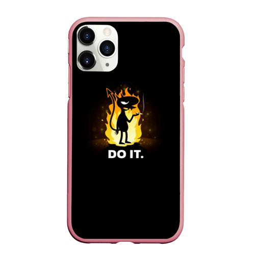 Чехол для iPhone 11 Pro Max матовый Disenchantment: Do it, цвет баблгам