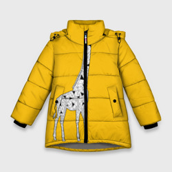 Зимняя куртка для девочек 3D Я Жираф